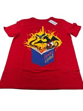 Cat And Jack Boy's Sz XXL 18 Shirt Short Sleeve Tee Adventure Is Waiting Graphic